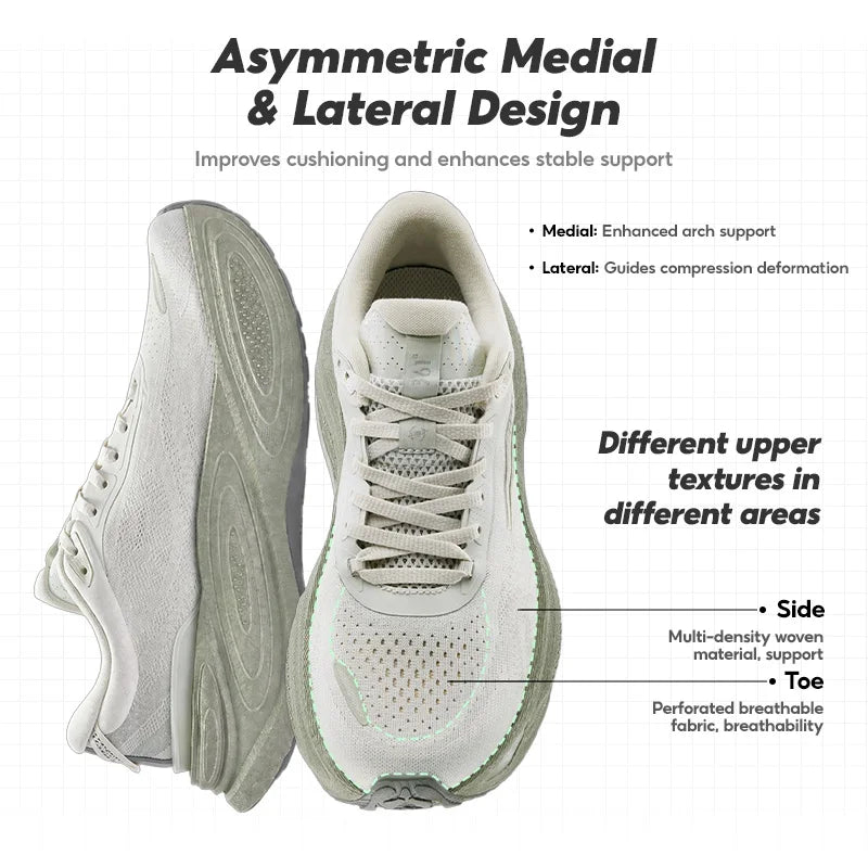 361 Degrees PopBlaze 6.0 Unisex Running Shoes Lightweight Wear-resistant Comfort Shock-absorbing Soft Soled Sneakers 672622201