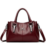 Genuine 3 Layers High Quality Soft Leather Ladies Shoulder Crossbody Bags for Women Luxury Handbags Women Bags Designer