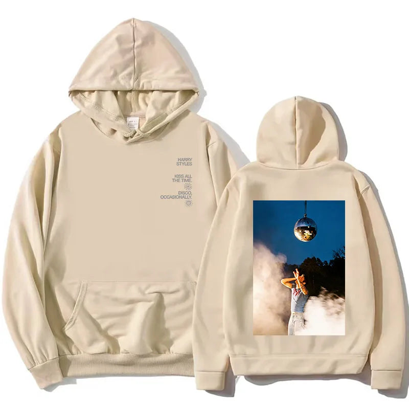 Harry Styles Disco Graphic Fleece Hoodie