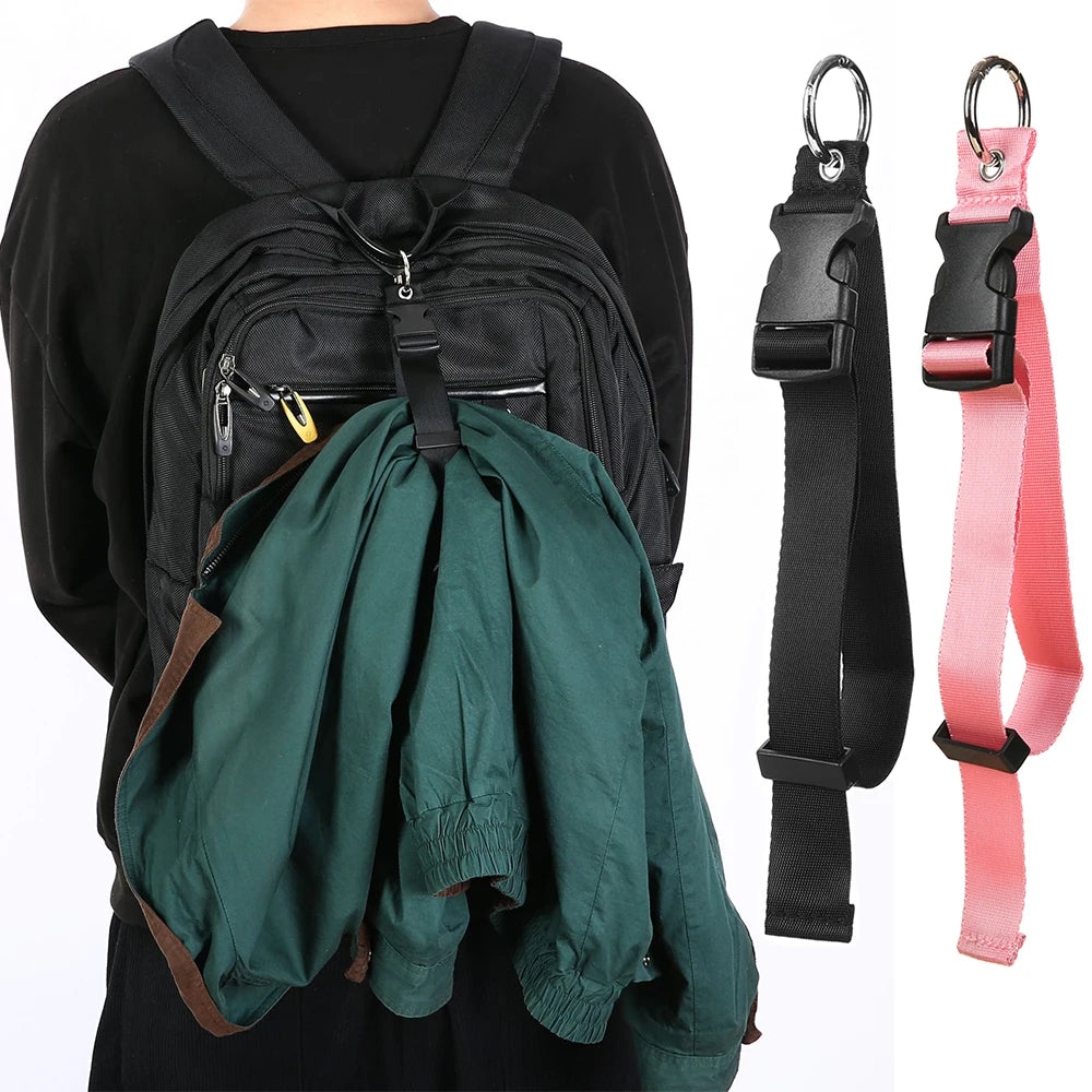 Travel Luggage Strap with Backpack Clip