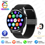 2026 New Lady Fashion Smart Watch women AMOLED HD Screen GPS Sport Heart Rate Bluetooth Call Waterproof Outdoor Smartwatch Women