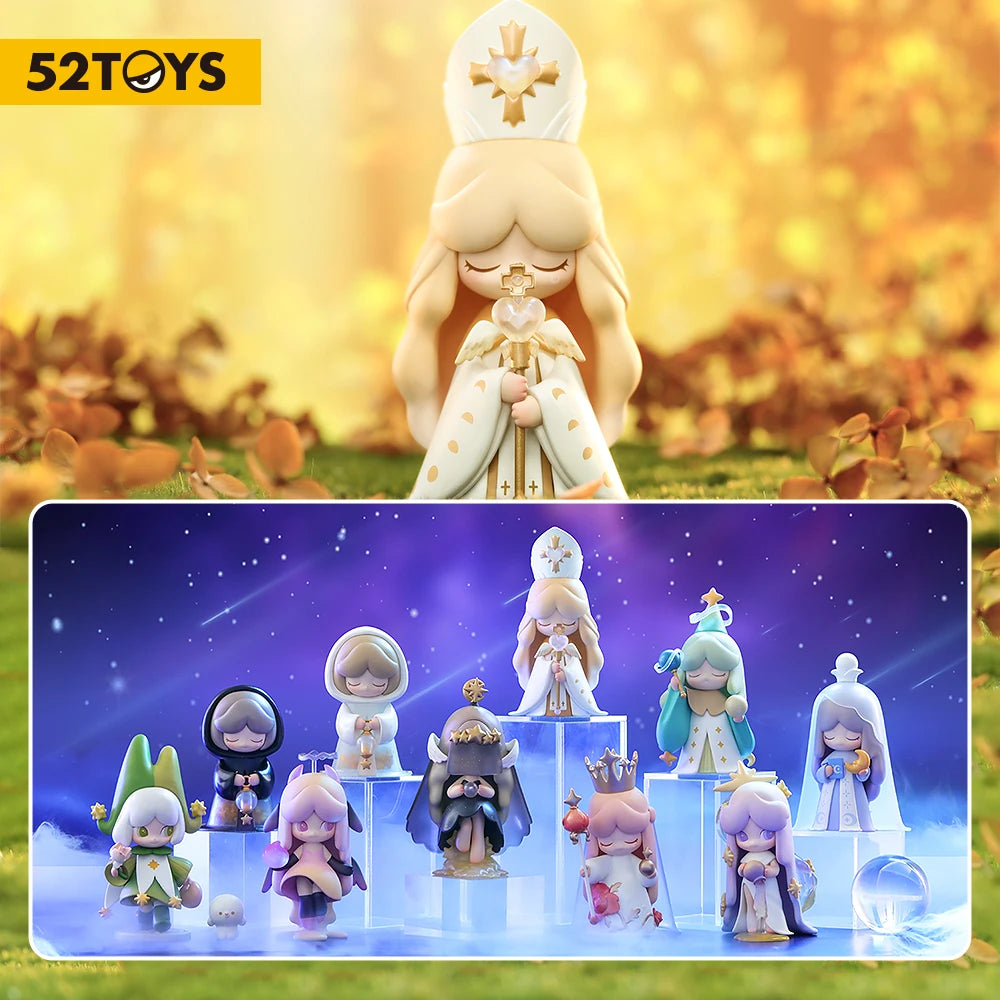 52TOYS Blind Box Laplly Song of the Tarot, Mystery Box, Random 1PC Cute Action Figure Collectible Toy Desktop Decoration