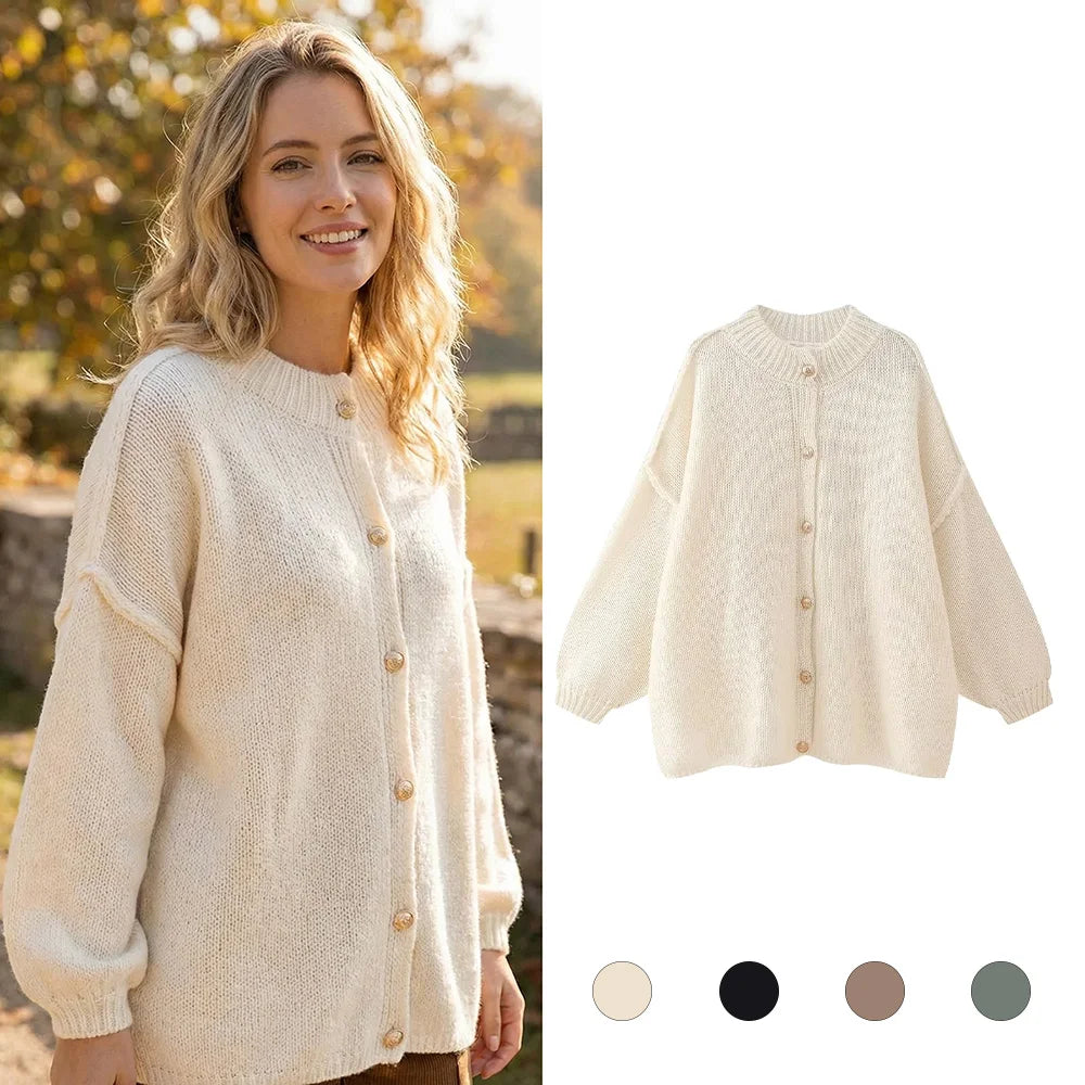 Women's Button-Down Knit Cardigan