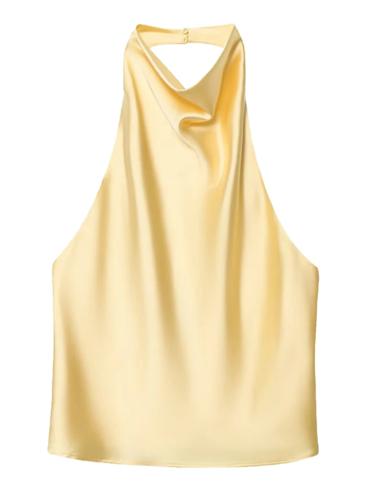 Women's Halter Backless Vest Top