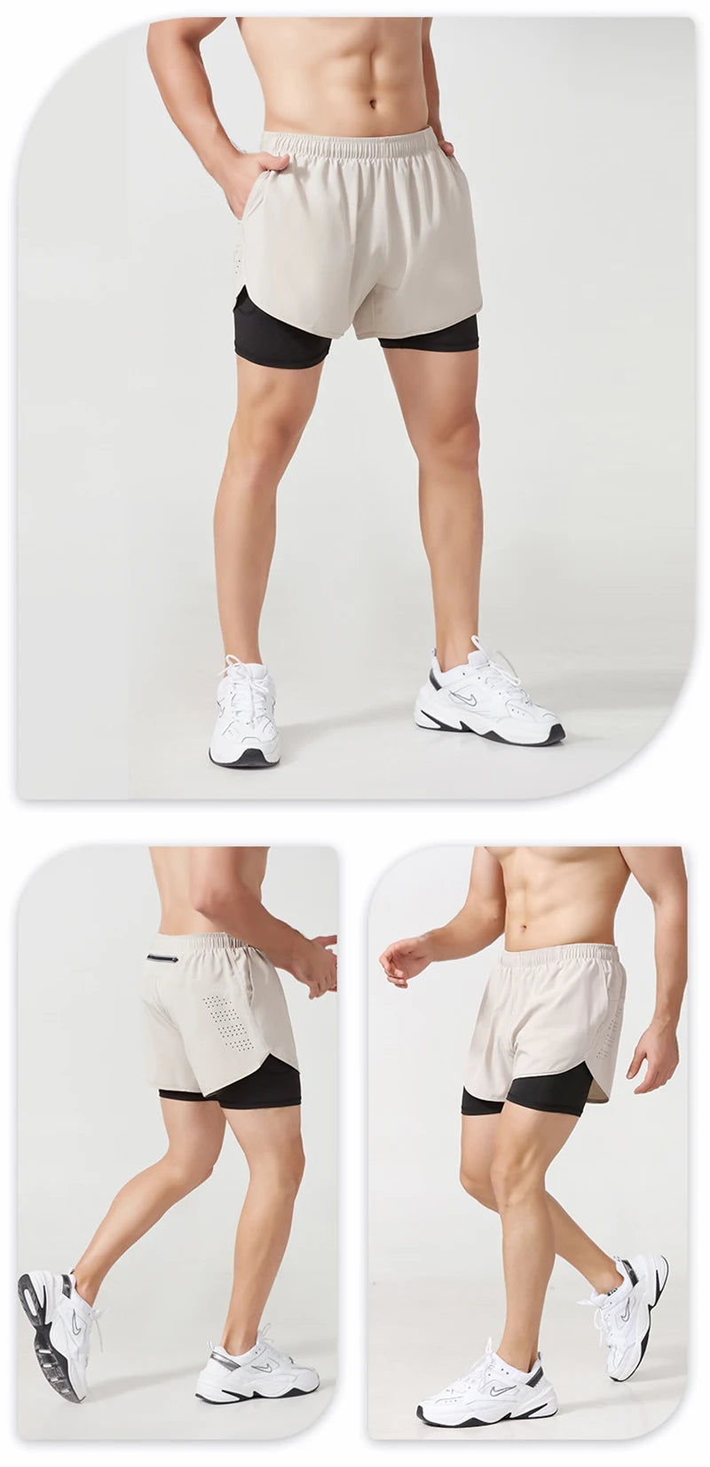 Performance Double-Layer Training Shorts | Moisture-Wicking Athletic Gear