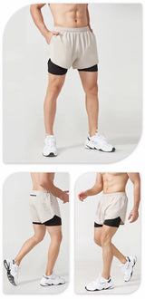 Performance Double-Layer Training Shorts | Moisture-Wicking Athletic Gear