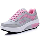 Breathable Air Mesh Walking Shoes – Lightweight Platform Sneakers