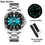 TOPHILL 43mm NH34 GMT Men Watch Automatic Mechanical Wristwatch 300M Dive Sapphire Ceramic Bezel Luxury Luminous 3H Date TD012G