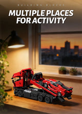 Technical Blocks Truck Sets Trailer Cars Transport Vehicle Creative MOC Building Toys Birthday Gifts Adult 1728Pcs Bricks Model
