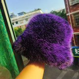 Women's Faux Fur Winter Bucket Hat