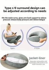 Reading Gaming Pillow Adult Crocheting Pillow To Support Your Arm Portable Desk Soft Skin-Friendly For Watching TV Travel