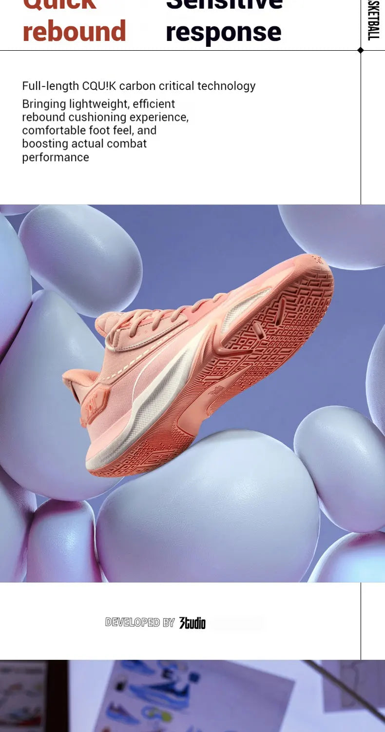 361 Degrees Genesis Men's Basketball Shoes Profssional Training Light Breathable Wear-resistant Non-slip Male Sneakers 672511111