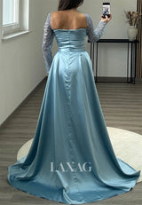 Contessa Off-Shoulder Sequin Mermaid Evening Gown