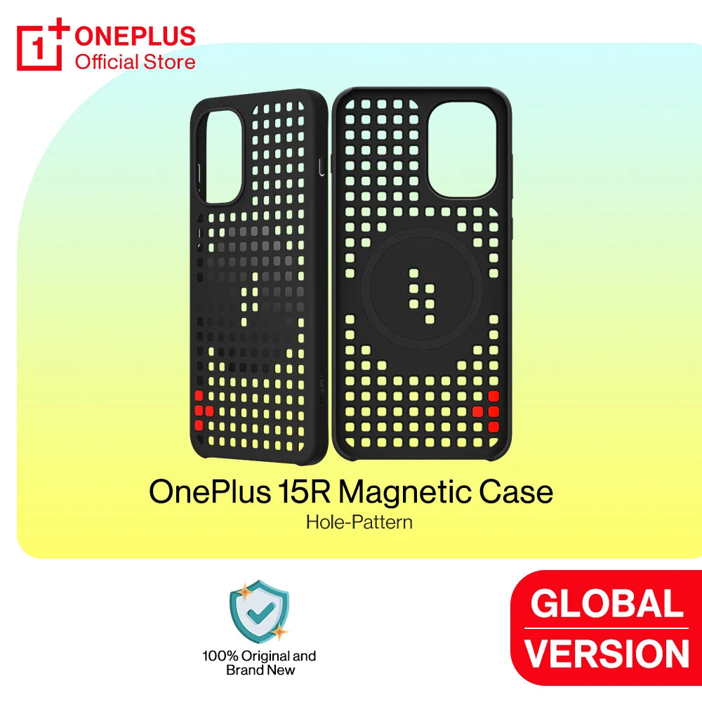OnePlus 15R Magnetic Case with Built-In Ring