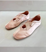 BUVAZIK Women's Satin Ballet Flats – Elegant Round Toe Slip-On