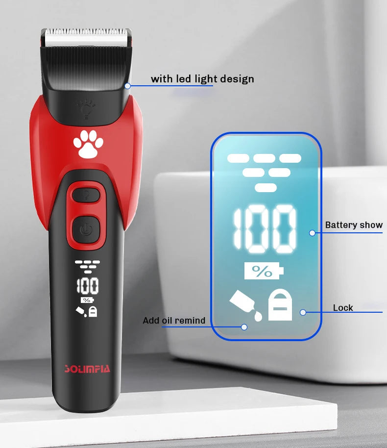 Professional Pet Hair Clipper & Grooming Trimmer