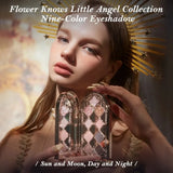 Flower Know Little Angel Collection Makeup Gift Box Eyeshadow Blush Cream Matte Lipstick Highlighter Full Kit All In One