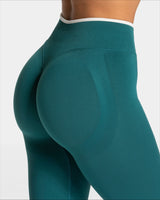 High-Waist Seamless Yoga Leggings