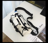 2024 Techwear Style Punk Hip Hop Single Shoulder Crossbody Bag Men Women Street Vintage Chest Bag Casual Sport Fanny Pack