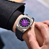 PAGANI DESIGN 2025 new thin 7MM men's quartz watch VJ21 37MM sapphire stainless steel waterproof 10Bar luminous C3 reloj hombre