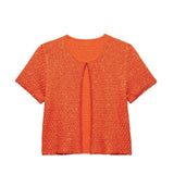 Sequin Knitted Jacket & Camisole Set - Summer Office Wear