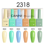 CANNI HEMA-Free Gel Polish Kit | Jelly, Nude & Rubber Base