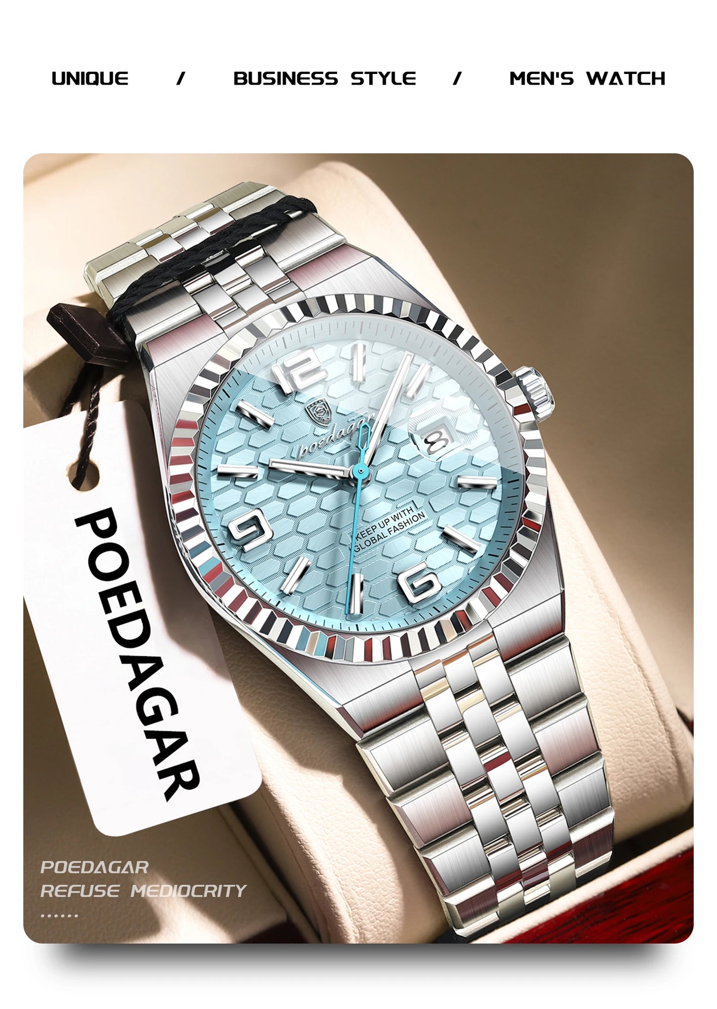 Luxury Men’s Quartz Wristwatch