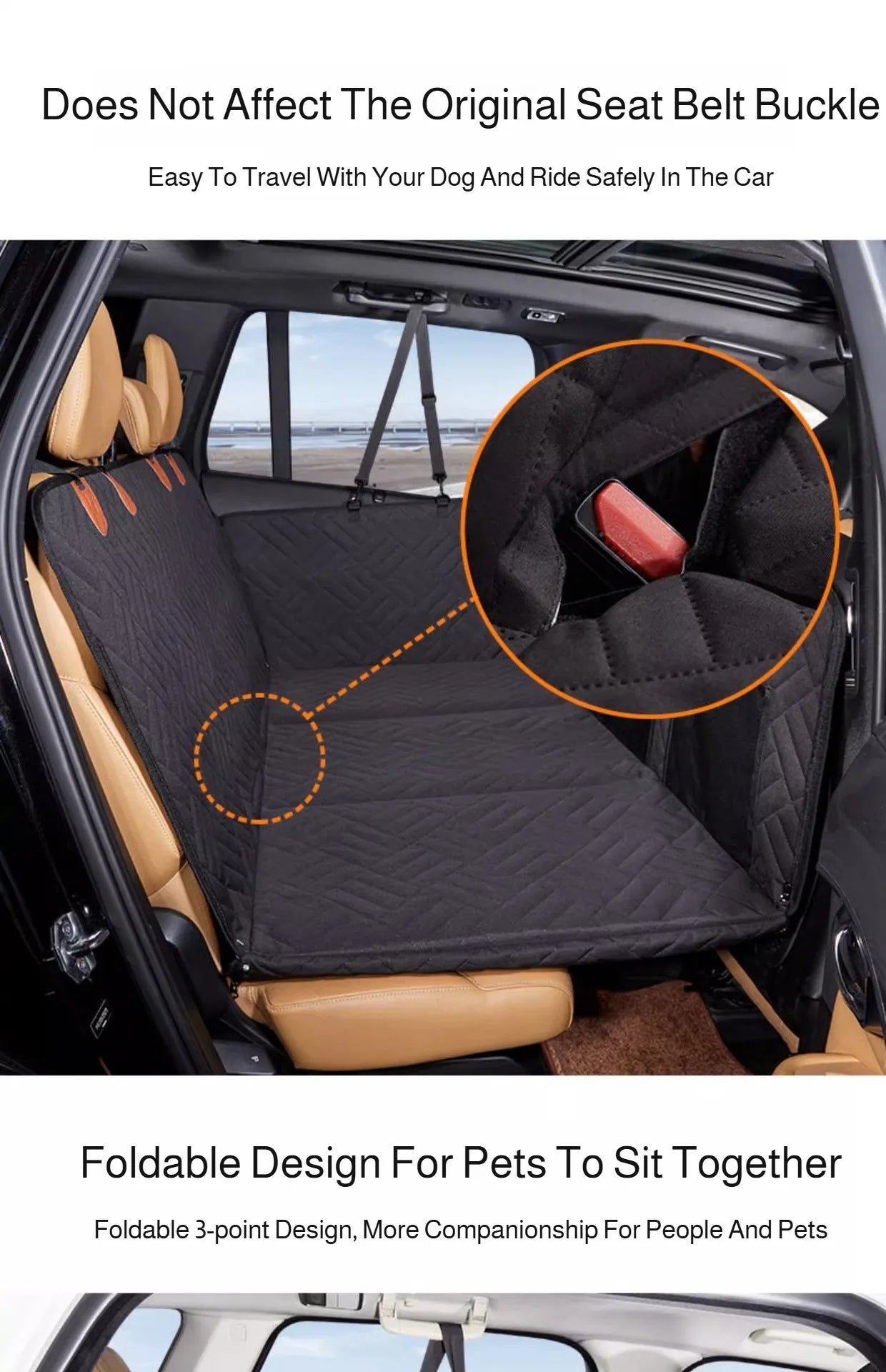 Waterproof Pet Car Seat Cover – Nonslip Hammock