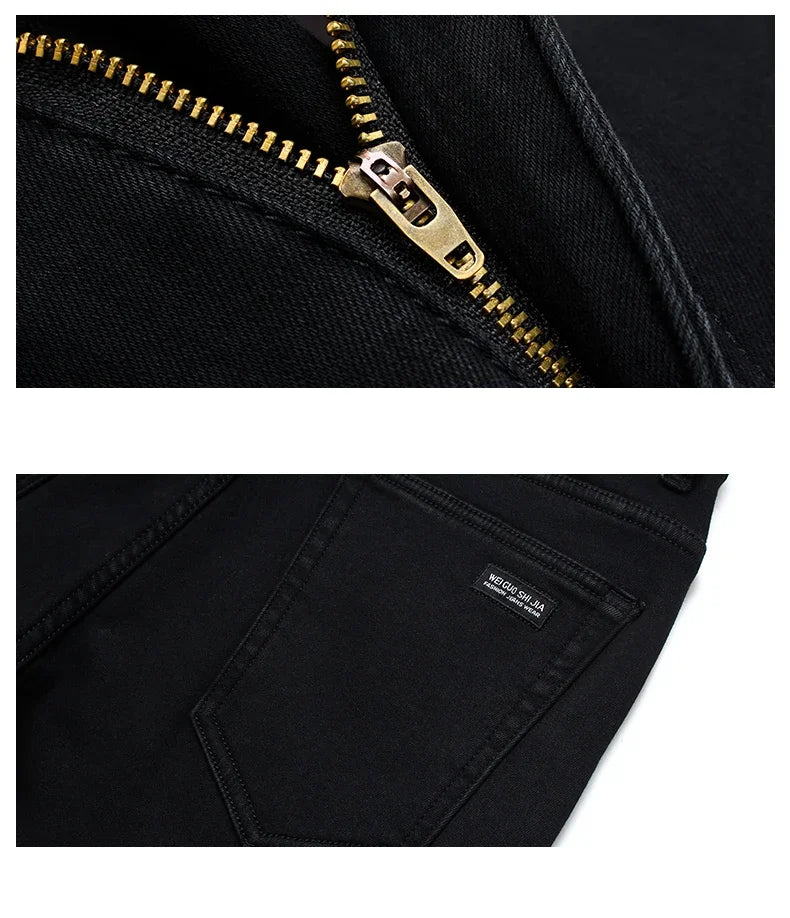 Men’s Classic Stretch Biker Jeans