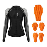 WOSAWE Women Motorcycle Jacket Downhill Motocross Motorbike Reflective Summer Biker Riding Clothing Apparel
