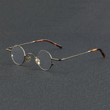 56948 Top Quality Retro Pure Titanium Glasses Frame Lady Trend Small Size Round Optical Eyeglass Frame Men Fashion Clear Eyewear