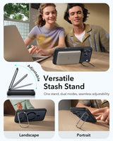ESR Magnetic iPhone Case with Adjustable Stash Stand