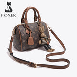 FOXER Vintage 2026 Women's Shoulder Handbag Fashion Large Pillow Bag Female Crossbody Bag for Daily & Commute Use