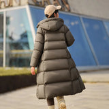 Women’s Longline Hooded Down Jacket