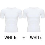 1/2 PCS Men Body Shaper T-Shirt Slimming Shapewear Corrective Posture Belly Control Compression Man Modeling Underwear Corset