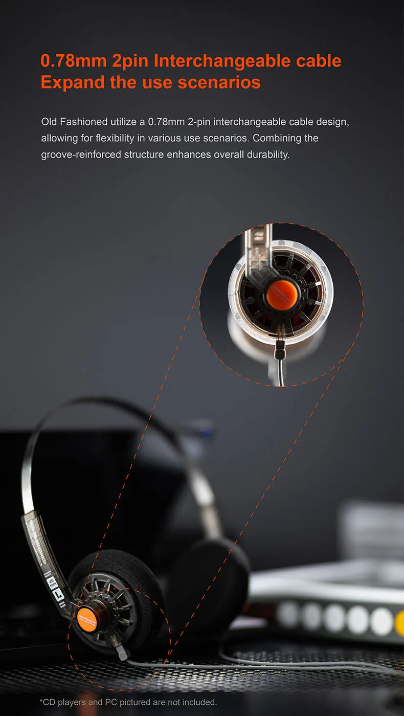 MOONDROP Old Fashioned On-Ear Headphones — 40mm Driver