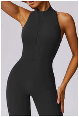 V-Back Athletic Yoga Jumpsuit