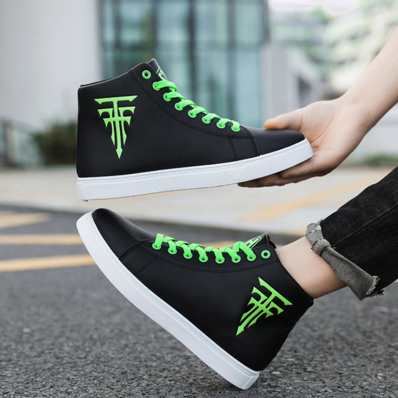 Men's High-Top Vulcanized Sneakers