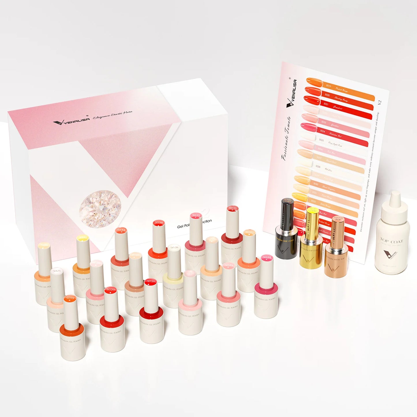 VENALISA 10ml Gel Polish Kit – HEMA & TPO Free