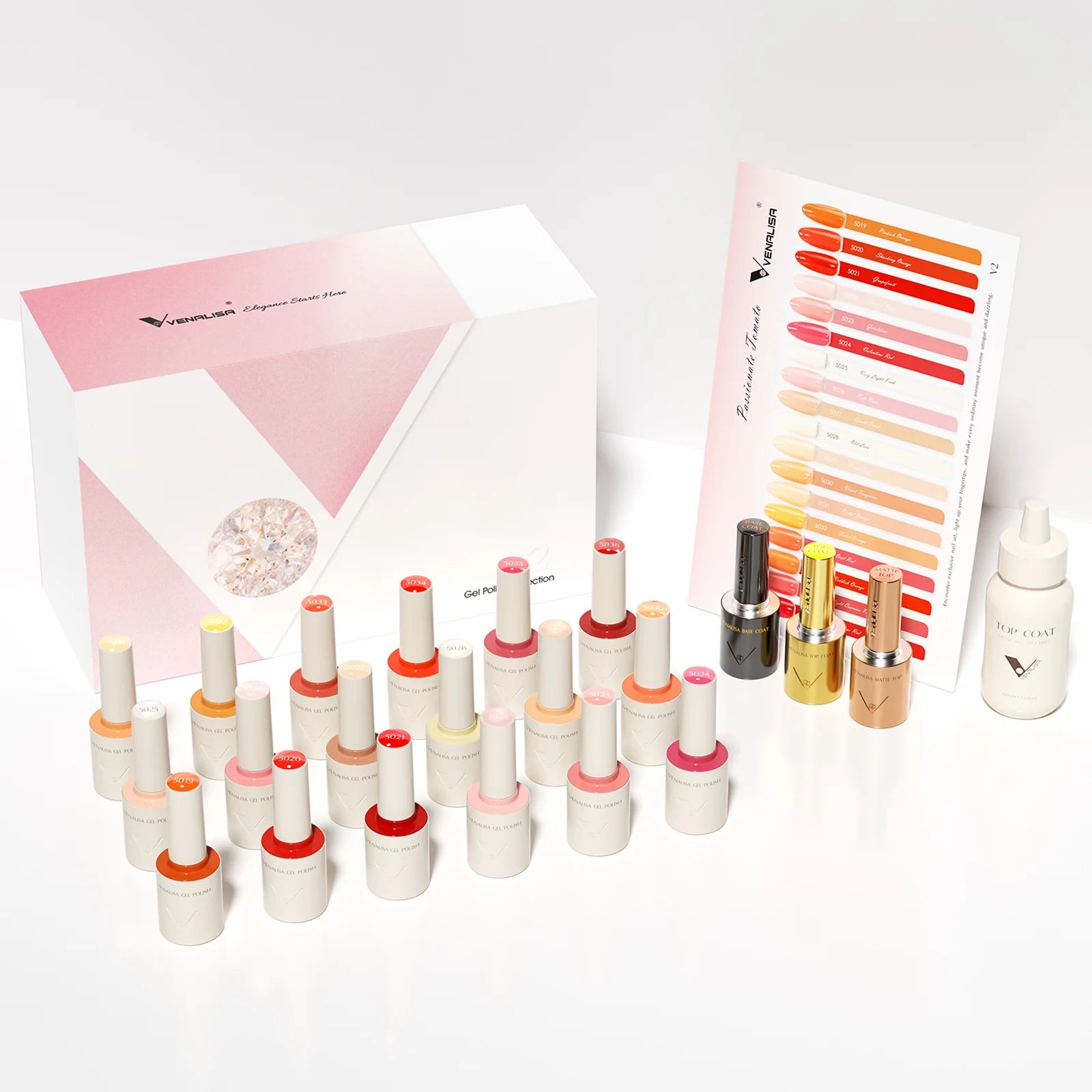 VENALISA 10ml Gel Polish Kit – HEMA & TPO Free