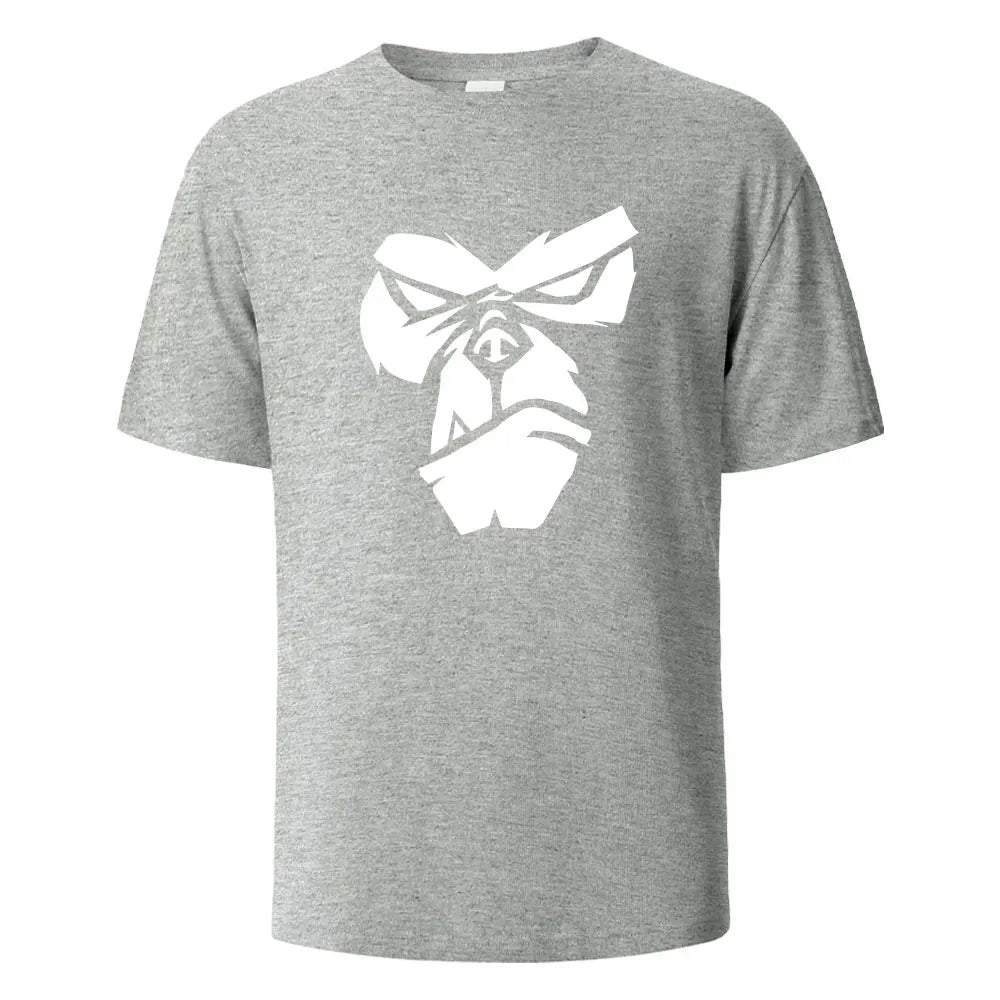Gorilla Face Graphic Cotton T-Shirt