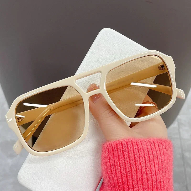 Square Frame Sunglasses – UV400 Protection, Unisex