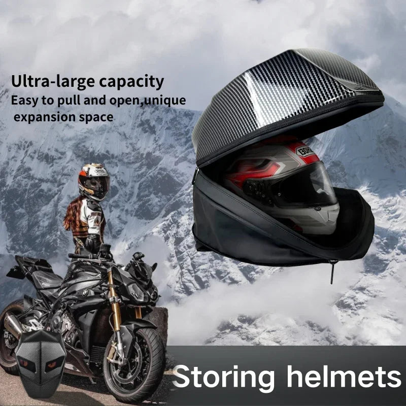 LED Hiking Backpack For Men Hard Shell LED Motorcycle Cycling Helmet Backpack woman Business Travel Waterproof Laptop Backpack