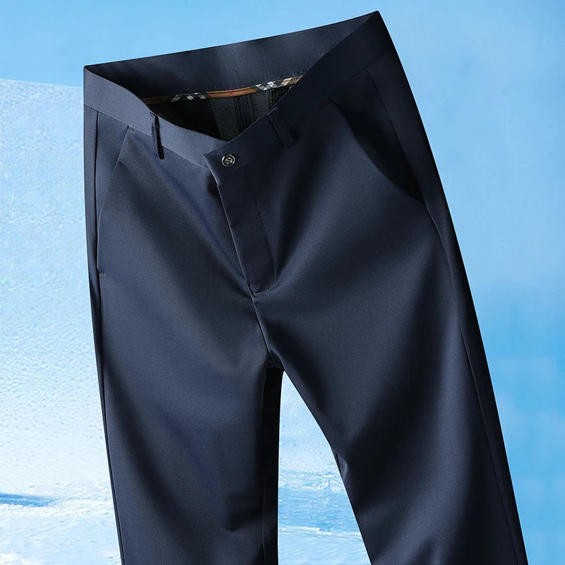 Men's Lightweight Stretch Straight-Leg Pants