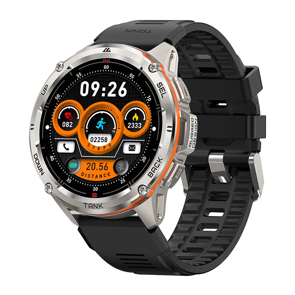 2025 KOSPET TANK T3 Ultra GPS Smart Watch For Men Smartwatch Women 470mAh Battery Digital Fitness AMOLED AOD Bluetooth Watches