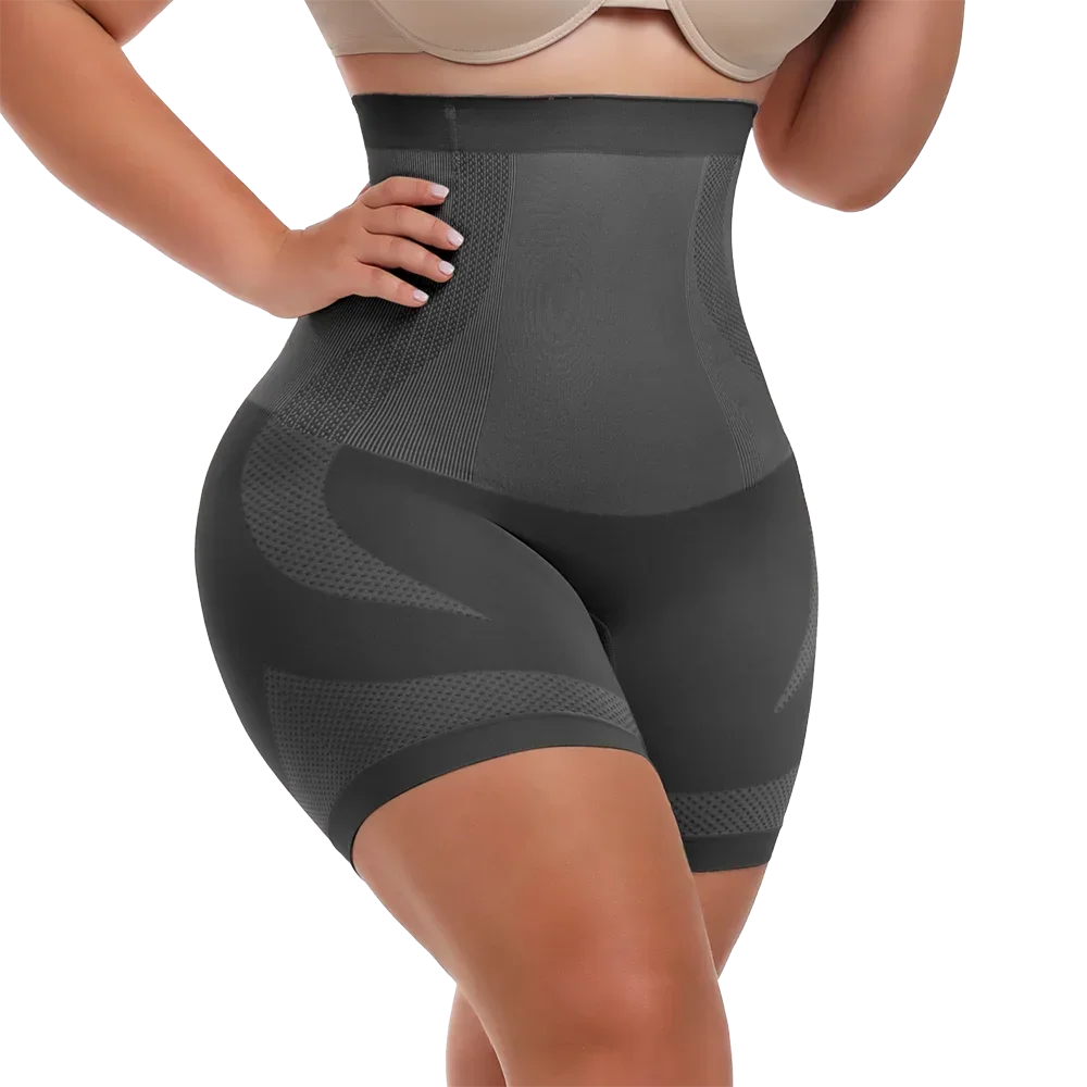 High-Waist Tummy Control Shaping Shorts