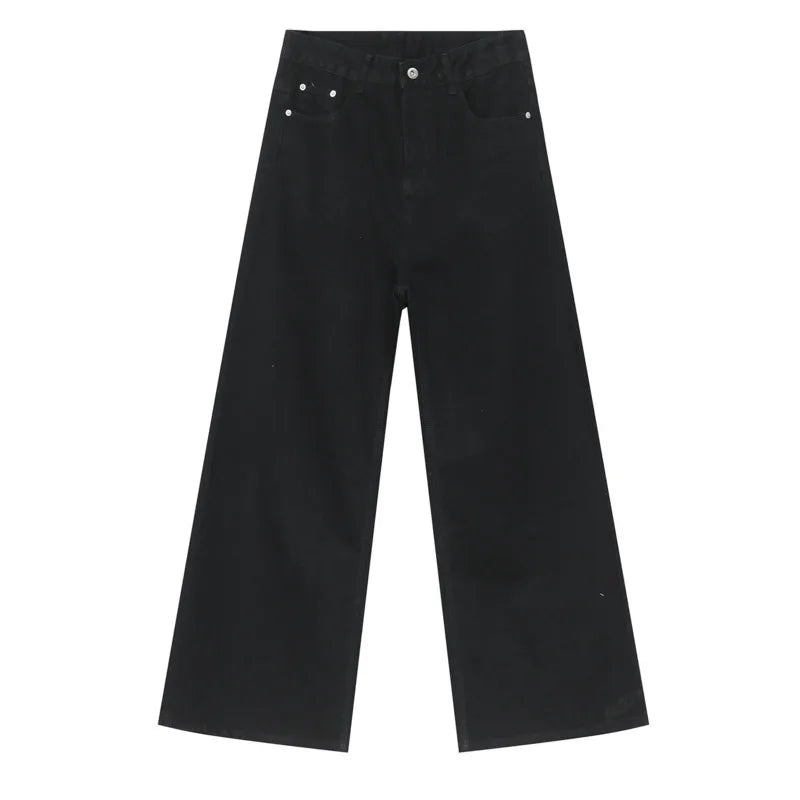 Men’s Vintage Gradient Wide-Leg Jeans