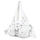 Vintage Women Handbags Satchel Top-handle Handbag PU Shoulder Bag Dumpling Pack Give Gifts Shoulder Bags Phone Money Pack