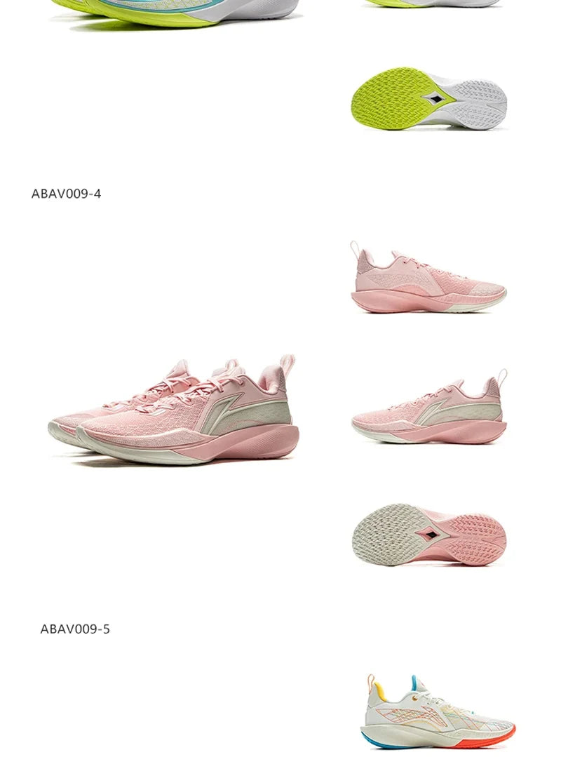 Li-Ning Men's SHINING 2 Professional Basketball Shoes LIGHT FOAM PLUS Breathable Cushion Wearable LiNing Sneakers ABAV009