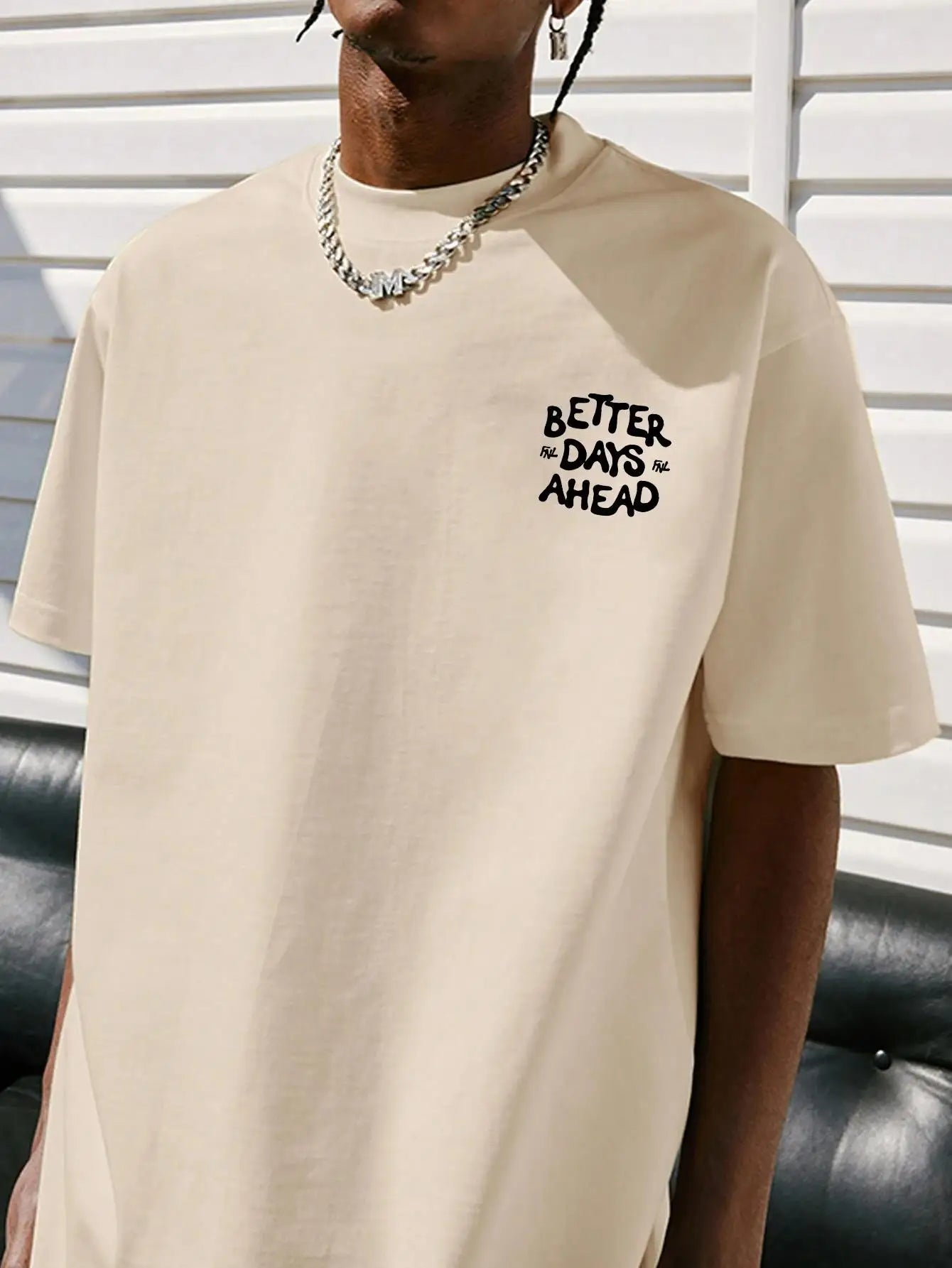 "Better Days Ahead" Oversized Graphic Tee